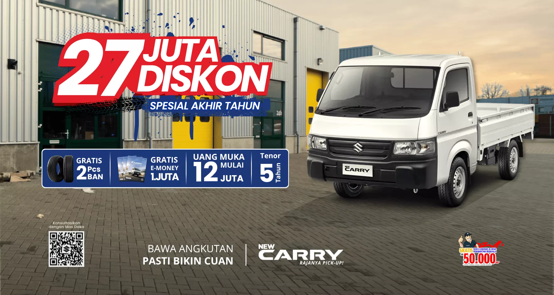 PROMO SUZUKI CARRY PICKUP DI BATAM DAPATKAN DISKON 27 JUTA RUPIAH UNTUK USAHA ANDA MAKIN JAYA